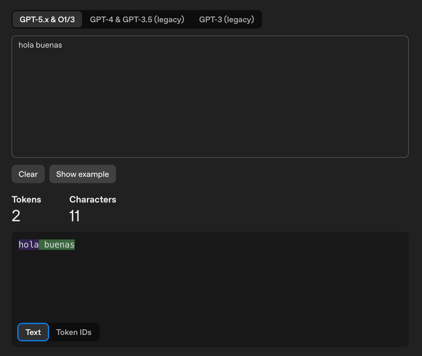 tokenizador chatgpt
